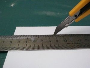 Cómo cortar con el cutter
