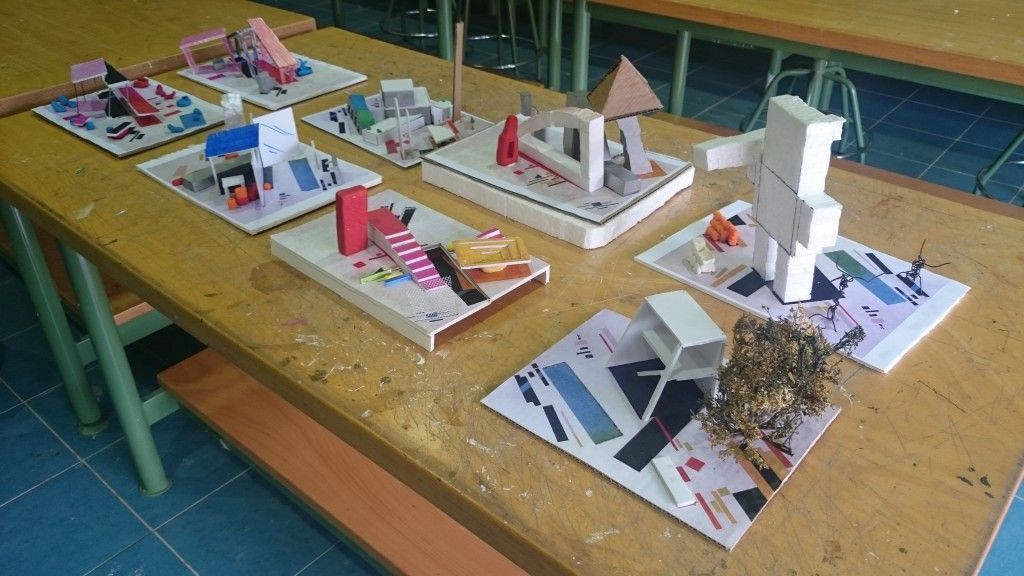 Taller de maquetas en La Escuela de Arte de SC de Tenerife