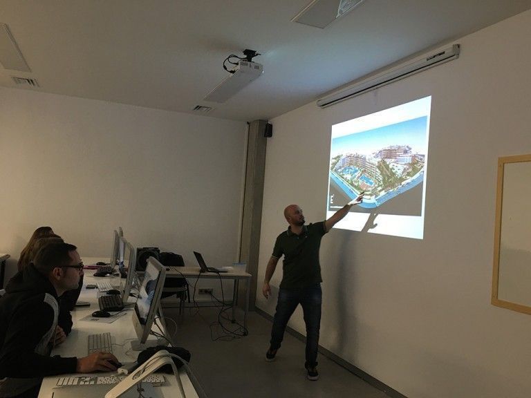 Colaboración con la Universidad de La Laguna en un curso de fabricación digital de maquetas de arquitectura