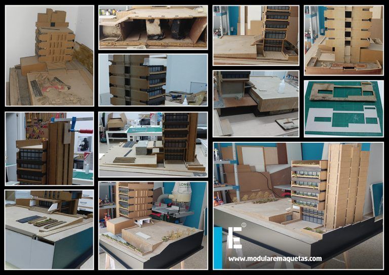 Restauración antigua maqueta Colegio Oficial de Arquitectos de Canarias