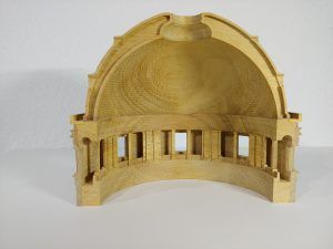La maqueta de madera
