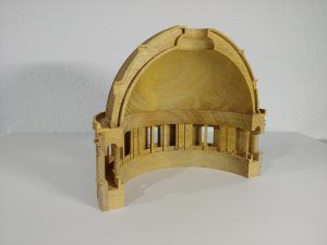 La maqueta de madera