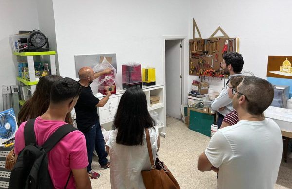 Visita de los alumnos del grado de arquitectura de la Universidad Europea de Canarias