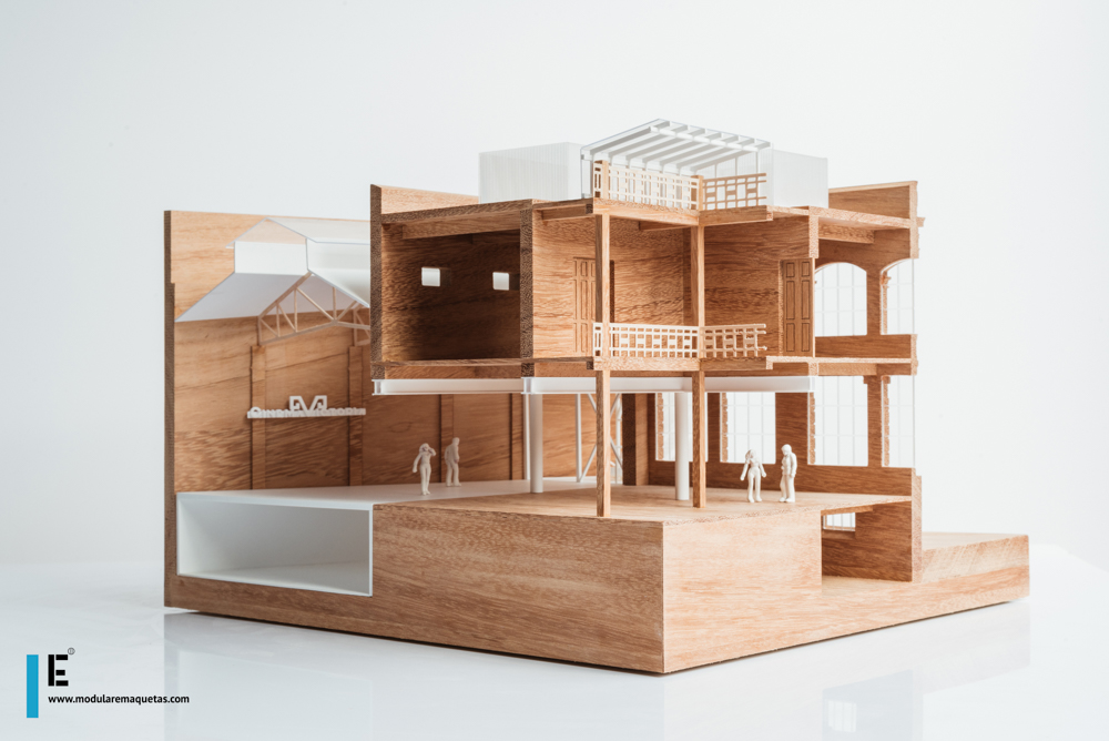 Maqueta de arquitectura Victoria