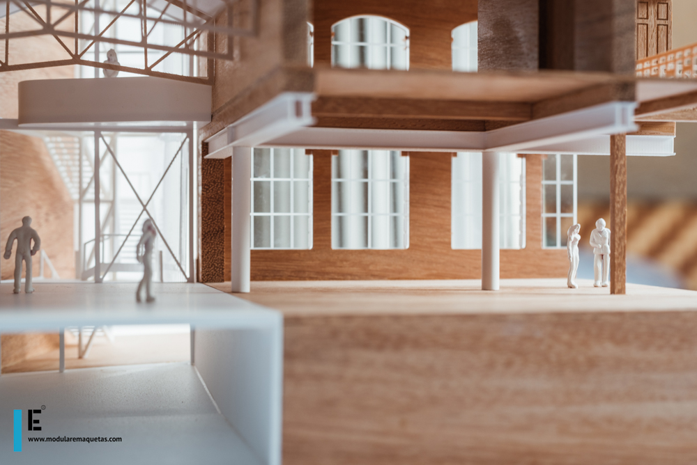 Maqueta de arquitectura Victoria