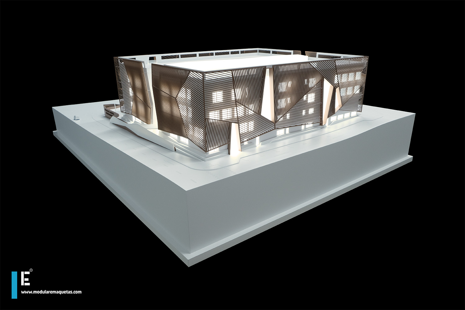 Maqueta profesional de arquitectura